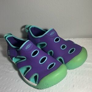 Keen Purple and Green Sport Sandals for Water Activities